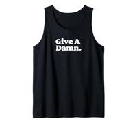 Give a Damn Resistance Anti-Fascism Retro Débardeur