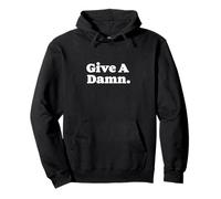 Give a Damn Resistance Anti-Fascism Retro Sweat à Capuche
