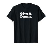 Give a Damn Resistance Anti-Fascism Retro T-Shirt