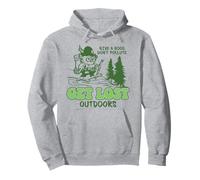 Give A Hoot Don't Pollute Get Lost Outdoors Forest Keeper Sweat à Capuche