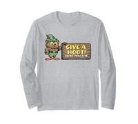 Give A Hoot Don't Pollute! Retro Woodsy Owl Signage Manche Longue