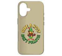 Give A Hoot Don't Pollute! Woodsy Owl Retro Coque pour iPhone 17