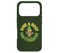 Give A Hoot Don't Pollute! Woodsy Owl Retro Coque pour iPhone 17 Pro