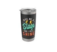 Give Me A Stage And I Will Shine Breakdance Dance Moves Gobelet isotherme en acier inoxydable double paroi