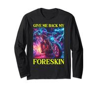 Give Me Back My Foreskin Drôle Edgy Hard Skeleton Meme Manche Longue