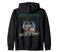 Give Me Candy Happy Easter Day Œuf Lapin Lapin célébration Sweat à Capuche