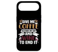 « Give me Coffe to Start My Day and Wine to End it ». Coque pour iPhone Air