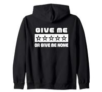 Give ME Five Starts Or Give ME None | Graphique Amusant Sweat à Capuche