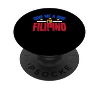 Give Me Hug I'm Filipino | Philippines | Manille | Pinoy PopSockets PopGrip Adhésif