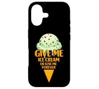 Give Me Ice Cream Or Lose Me Forever | Pépites de Chocolat à la Menthe Coque pour iPhone 17