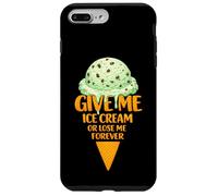 Give Me Ice Cream Or Lose Me Forever | Pépites de Chocolat à la Menthe Coque pour iPhone 7 Plus/8 Plus