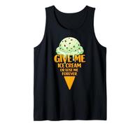 Give Me Ice Cream Or Lose Me Forever | Pépites de Chocolat à la Menthe Débardeur