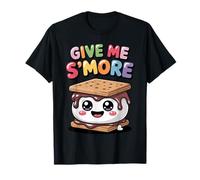 Give Me S’More Cute Marshmallow Cartoon Camping Humor T-Shirt