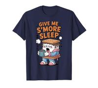 Give Me S’More Sleep Funny Marshmallow Pajamas Art T-Shirt