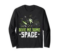 Give Me Some Space Astronomer Galaxie Outerspace Astronaute Manche Longue