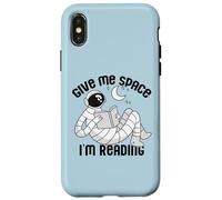 Give ME Space I'm Reading Kids Astronaute Book Reader Meme Coque pour iPhone X/XS