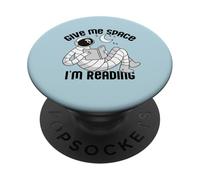 Give ME Space I'm Reading Kids Astronaute Book Reader Meme PopSockets PopGrip Adhésif