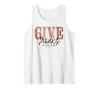Give Thanks to The Lord Christian Shirt Psaume 136:1 Bible Débardeur