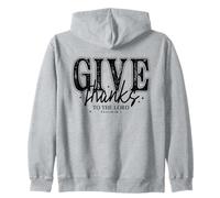 Give Thanks to The Lord Christian Shirt Psaume 136:1 Bible Sweat à Capuche