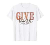 Give Thanks to The Lord Christian Shirt Psaume 136:1 Bible T-Shirt