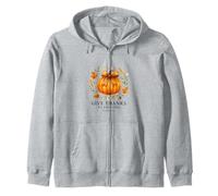 Give Thanks to The Lord Psalm 136:1 Pumpkin Wreath Sweat à Capuche