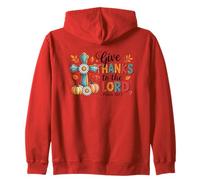 Give Thanks to The Lord Psaum 107:1 Fall Sweat à Capuche