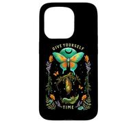 Give Yourself Time Papillon Caterpillar Bloom Coque pour iPhone 15 Pro