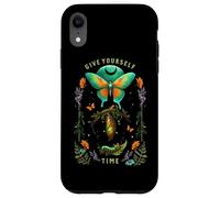 Give Yourself Time Papillon Caterpillar Bloom Coque pour iPhone XR