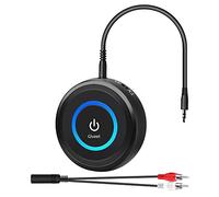Giveet Émetteur-récepteur Bluetooth 5.0 pour Regarder la télévision, Adaptateur Audio sans Fil aptX LL/FS 40 ms pour stéréo PC, Radio CD, Flux de Musique, Prise auxiliaire RCA 3,5 mm, Plug n Play