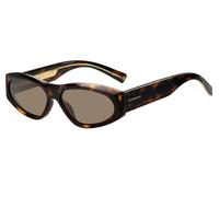 Givenchy Femme Givenchy GV 7154/G/S WR9/70 Lunettes de soleil Acétate Havane Marron Ronde