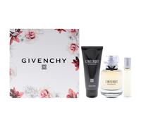 Givenchy LInterdit pour femme - Coffret cadeau 3 pi ces, vaporisateur EDP 76 ml, vaporisateur EDP 12 ml, lait corporel 75 ml
