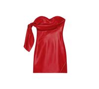 GIVENCHY robe bustier en cuir femme rouge - 38