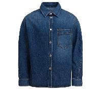Givenchy surchemise homme bleue denim coton coupe regular - M