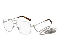 Givenchy Unisex Givenchy GV 0134 010 Montures optiques Métal Argent Carré