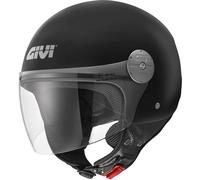 Givi 10.7 Mini-J Solid, casque ouvert XL (61) Noir Mat Noir Mat