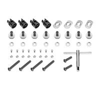 Givi 12rkit Quick Release Side Case Fitting Adapter Argenté