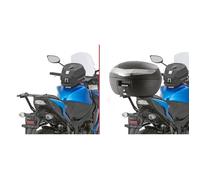 Givi Porte-bagages arrière 3110FZ Monokey/Monolock pour Suzuki GSX S1000F/GSX S1000 2015-2020 Noir