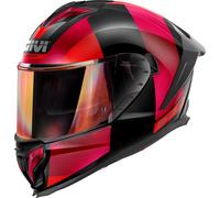 Givi 50.3 Vision, casque intégral L (60) Noir/Rouge Foncé/Rouge Noir/Rouge Foncé/Rouge