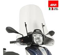 GiVi Pare-brise transparent, hauteur 315 mm, largeur 670 mm pour Piaggio Medley, ABE
