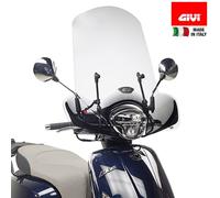 GIVI 6109A Pare-Brise 49,5X65,5 No Supports pour Kymco 50 Like 2T 2017-2023