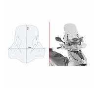 Givi Pare-brise 6114DT Écran transparent pour Kymco Agility 300 R16
