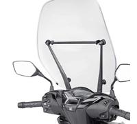 Givi Support pare-brise Honda SH 125-150 (2020) et SH 350 (2021) – Barre arrière – Noir