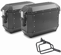 givi ala36bx2 valises laterales + supports trekker alaska compatible avec moto guzzi v85 tt 2019 2020 2021 2022 mototopgun