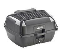 GIVI B45 Coffre Noir 45LT Complet Avec Platine Monolock + Dossier Et Filet