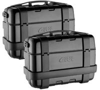 Givi Trekker aluminium/noir, 33/46 litres argent