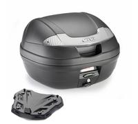 Givi Bauletto E340NT + Piastra pour Zontes 125 D 2025 2026, 34LT, Noir, MONOLOCK