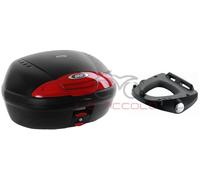 GIVI BAULETTO E450N + PLAQUE + DOSSIER SUZUKI BURGMAN 125 200 ABS 2014