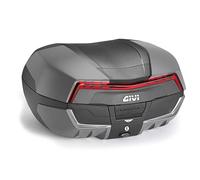GIVI Maxia 5 Top Case 58 litres Graphite avec reflet rouge
