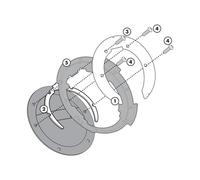 BF18 Bride Sac Tanklock GIVI Suzuki DL 1000 V-Strom 2014