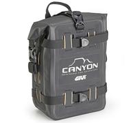 Givi Sac latéral Canyon GRT722B 8 l étanche Noir/Gris